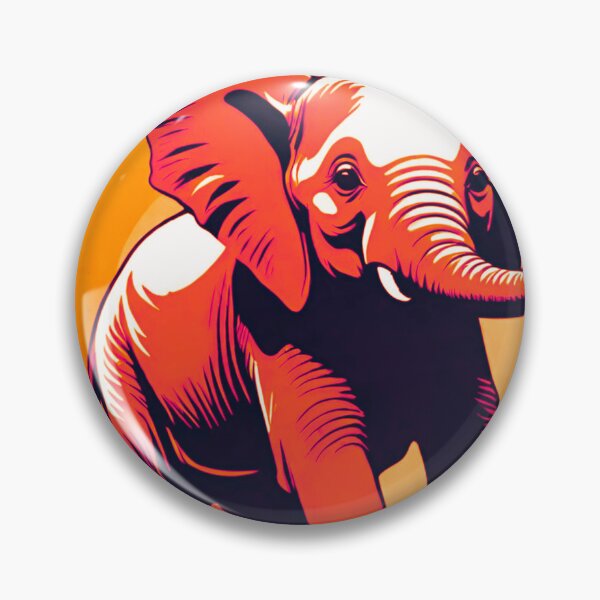Item preview, Playful Palette: Colorful Baby Elephant designed and sold by GrizzlyCollective.