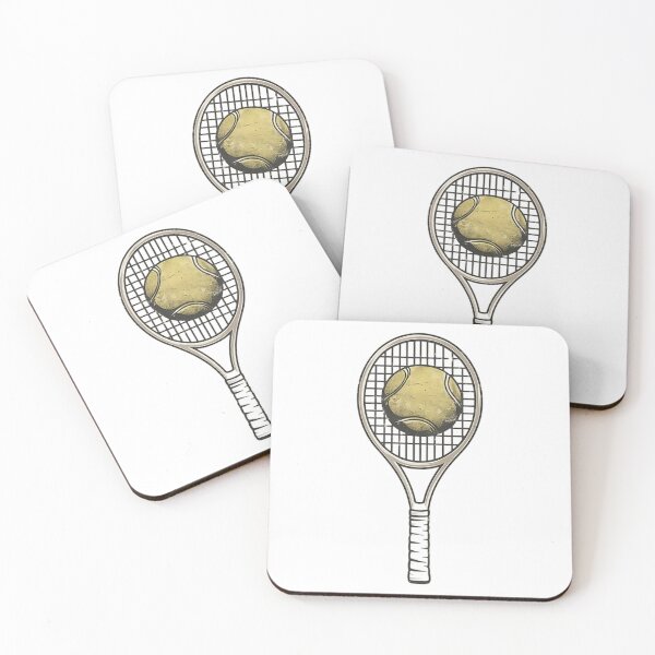 Item preview, TENNIS Vintage Racquet and Ball designed and sold by likbatonboot.