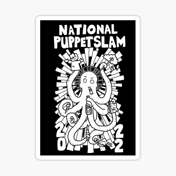 2024 National Puppet Slam Sticker