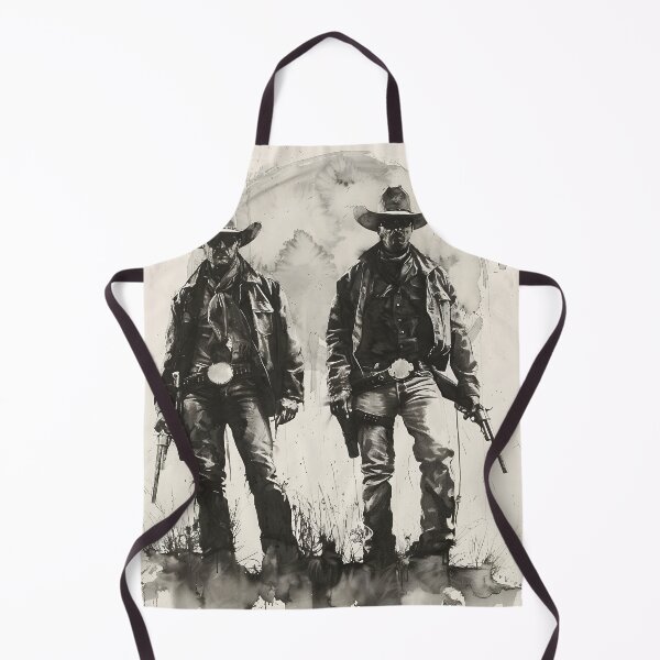 Item preview, Monochrome Pair of Cowboys designed and sold by dcrc.