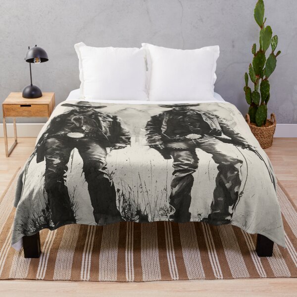 Item preview, Monochrome Pair of Cowboys designed and sold by dcrc.