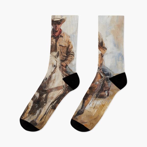 Item preview, Pair of Cowboys on Horses designed and sold by dcrc.