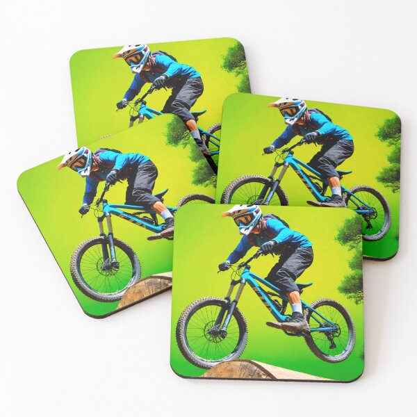 Item preview, Trail Blazer: Green MTB Racer designed and sold by GrizzlyCollective.