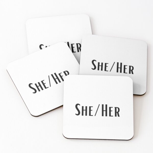 Item preview, Pronouns: She/Her designed and sold by EmberlyDawn.
