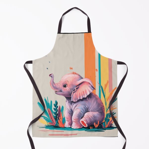 Item preview, Cute Elephant. Little elephant, colorful elephant, elephant drawing designed and sold by ElephantVibes.