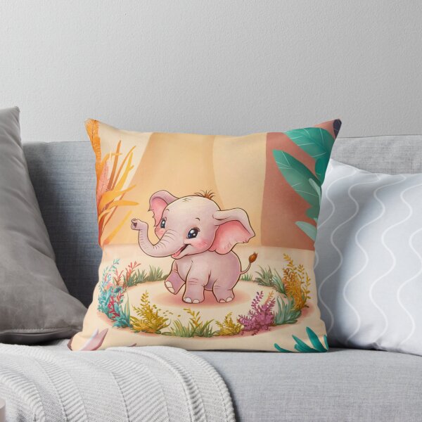 Item preview, Cute Elephant. Little elephant, colorful elephant, elephant drawing designed and sold by ElephantVibes.