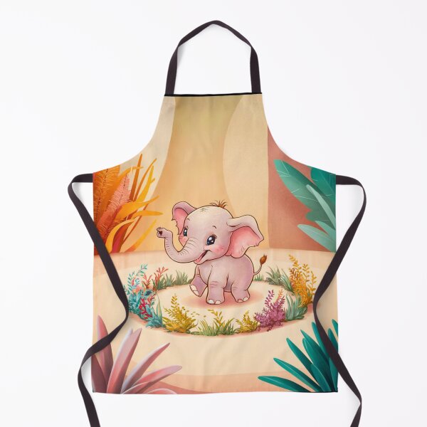 Item preview, Cute Elephant. Little elephant, colorful elephant, elephant drawing designed and sold by ElephantVibes.
