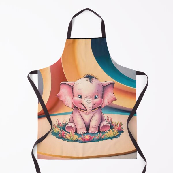 Item preview, Cute Elephant. Little elephant, colorful elephant, elephant drawing designed and sold by ElephantVibes.