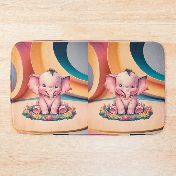 Item preview, Cute Elephant. Little elephant, colorful elephant, elephant drawing designed and sold by ElephantVibes.
