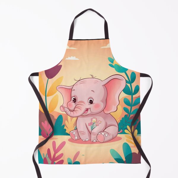 Item preview, Cute Elephant. Little elephant, colorful elephant, elephant drawing designed and sold by ElephantVibes.