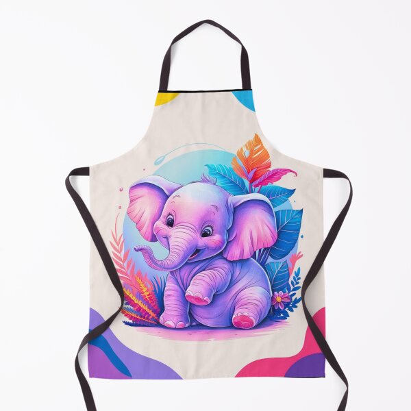 Item preview, Cute Elephant. Little elephant, colorful elephant, elephant drawing designed and sold by ElephantVibes.