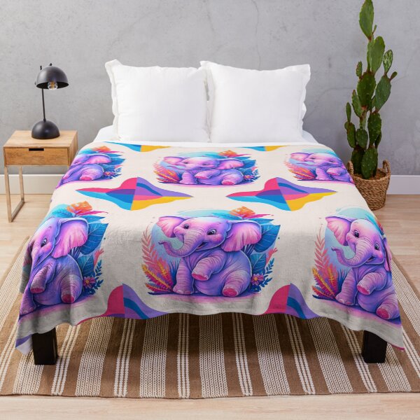 Item preview, Cute Elephant. Little elephant, colorful elephant, elephant drawing designed and sold by ElephantVibes.
