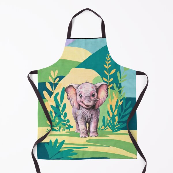 Item preview, Cute Elephant. Little elephant, colorful elephant, elephant drawing designed and sold by ElephantVibes.