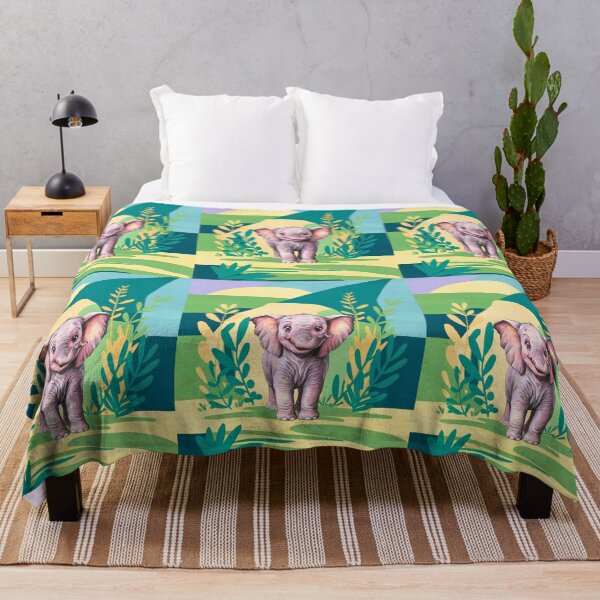 Item preview, Cute Elephant. Little elephant, colorful elephant, elephant drawing designed and sold by ElephantVibes.