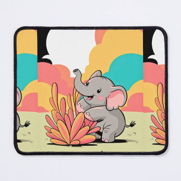 Item preview, Cute Elephant. Little elephant, colorful elephant, elephant drawing designed and sold by ElephantVibes.
