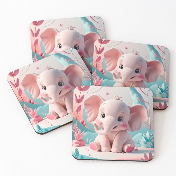 Item preview, Cute Elephant. Little elephant, colorful elephant, elephant drawing designed and sold by ElephantVibes.