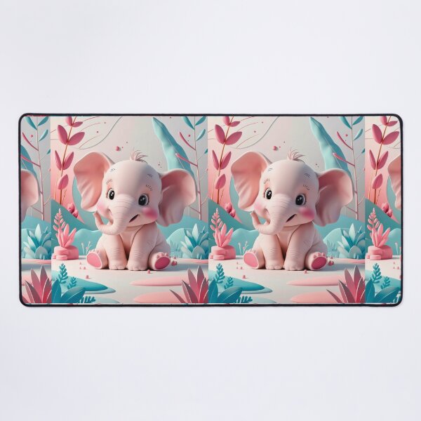 Item preview, Cute Elephant. Little elephant, colorful elephant, elephant drawing designed and sold by ElephantVibes.