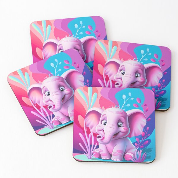 Item preview, Cute Elephant. Little elephant, colorful elephant, elephant drawing designed and sold by ElephantVibes.