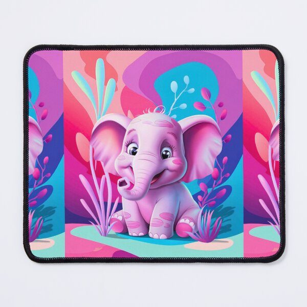 Item preview, Cute Elephant. Little elephant, colorful elephant, elephant drawing designed and sold by ElephantVibes.