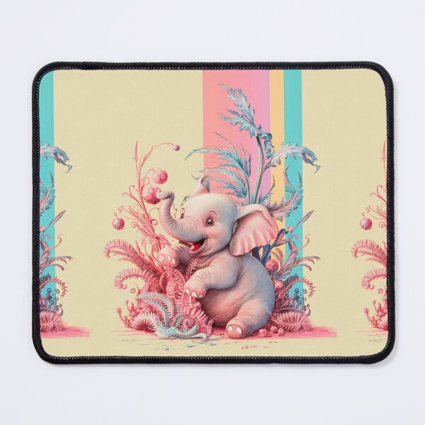 Item preview, Cute Elephant. Little elephant, colorful elephant, elephant drawing designed and sold by ElephantVibes.