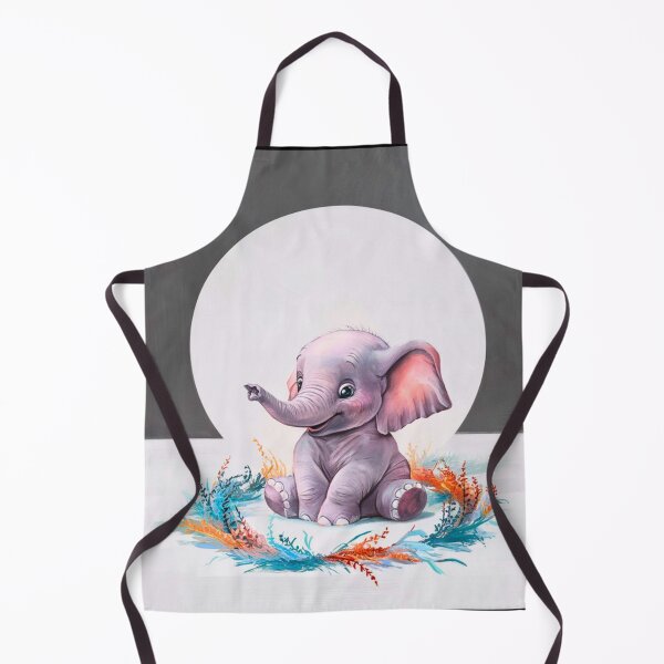 Item preview, Cute Elephant. Little elephant, colorful elephant, elephant drawing designed and sold by ElephantVibes.