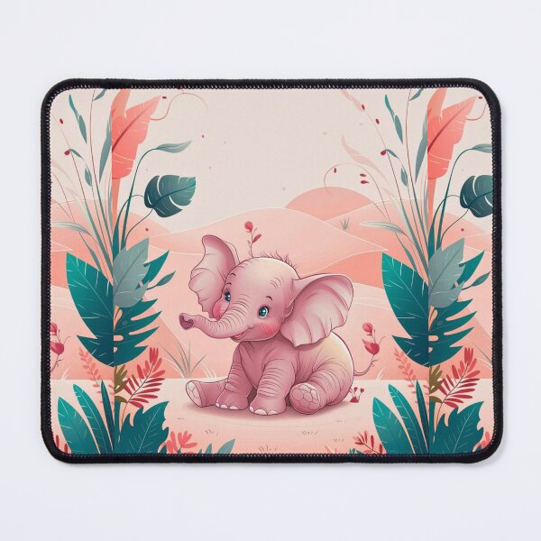 Item preview, Cute Elephant. Little elephant, colorful elephant, elephant drawing designed and sold by ElephantVibes.