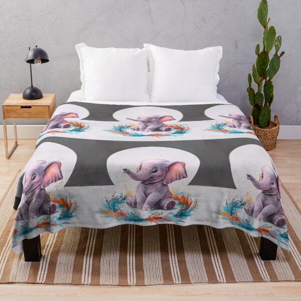 Item preview, Cute Elephant. Little elephant, colorful elephant, elephant drawing designed and sold by ElephantVibes.