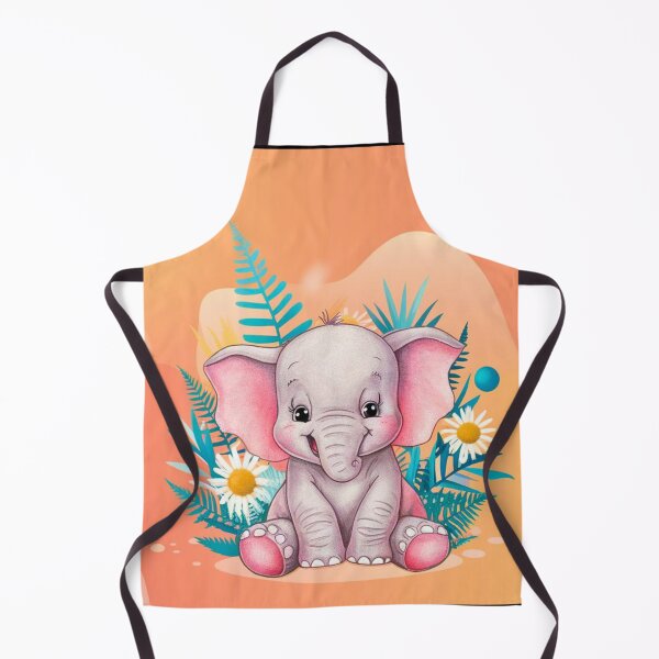 Item preview, Cute Elephant. Little elephant, colorful elephant, elephant drawing designed and sold by ElephantVibes.