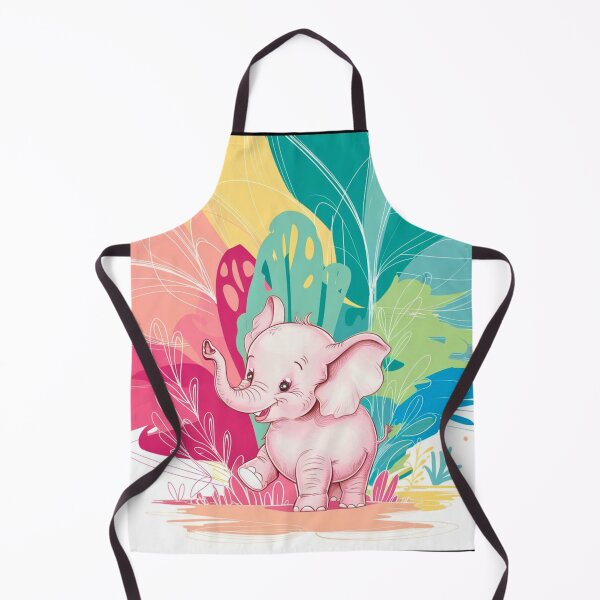 Item preview, Cute Elephant. Little elephant, colorful elephant, elephant drawing designed and sold by ElephantVibes.