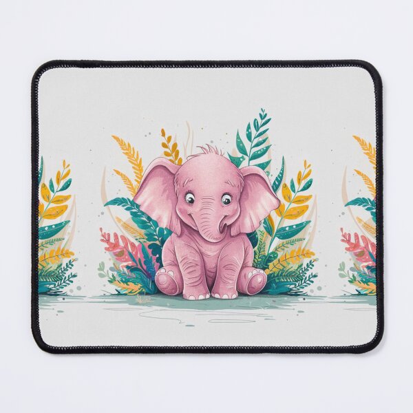 Item preview, Cute Elephant. Little elephant, colorful elephant, elephant drawing designed and sold by ElephantVibes.