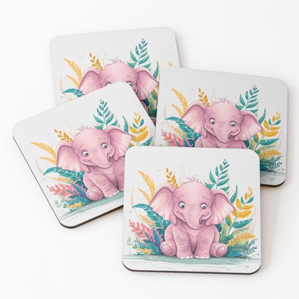 Item preview, Cute Elephant. Little elephant, colorful elephant, elephant drawing designed and sold by ElephantVibes.
