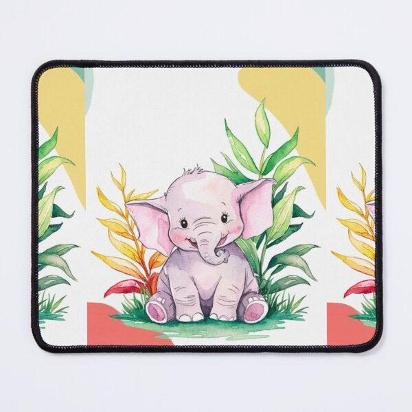 Item preview, Cute Elephant. Little elephant, colorful elephant, elephant drawing designed and sold by ElephantVibes.