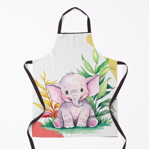 Item preview, Cute Elephant. Little elephant, colorful elephant, elephant drawing designed and sold by ElephantVibes.