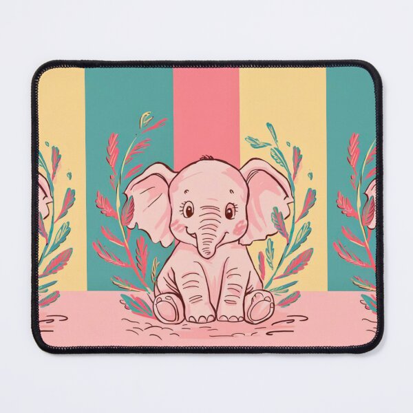 Item preview, Cute Elephant. Little elephant, colorful elephant, elephant drawing designed and sold by ElephantVibes.