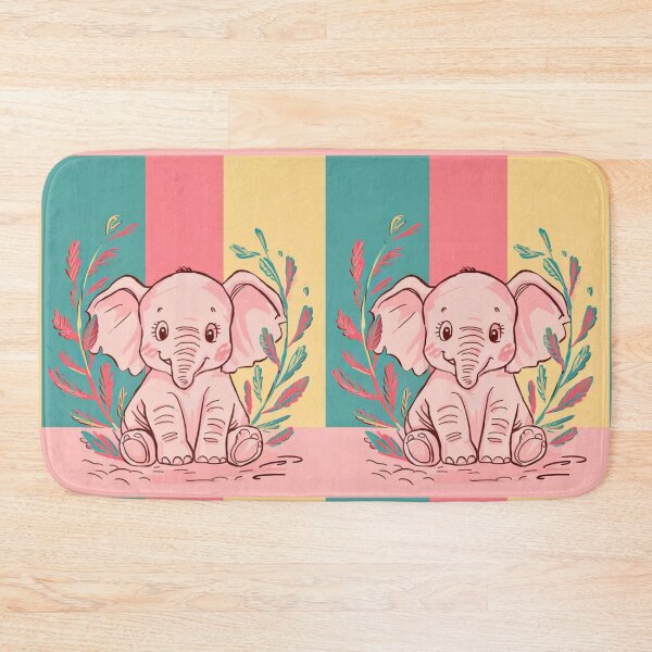 Item preview, Cute Elephant. Little elephant, colorful elephant, elephant drawing designed and sold by ElephantVibes.