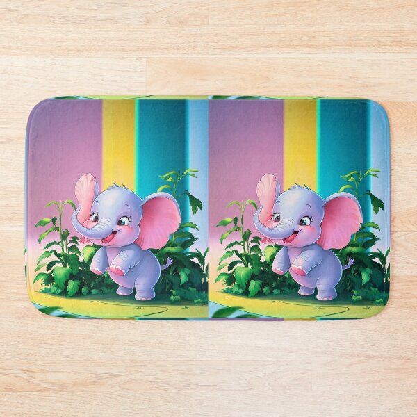 Item preview, Cute Elephant. Little elephant, colorful elephant, elephant drawing designed and sold by ElephantVibes.