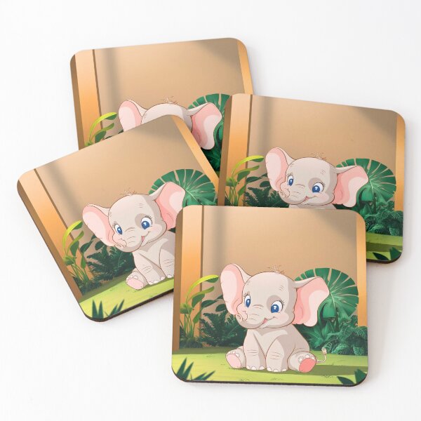 Item preview, Cute Elephant. Little elephant, colorful elephant, elephant drawing designed and sold by ElephantVibes.