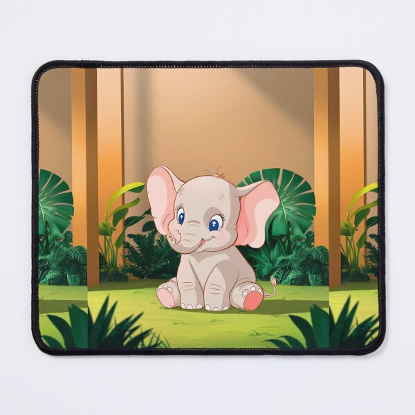 Item preview, Cute Elephant. Little elephant, colorful elephant, elephant drawing designed and sold by ElephantVibes.