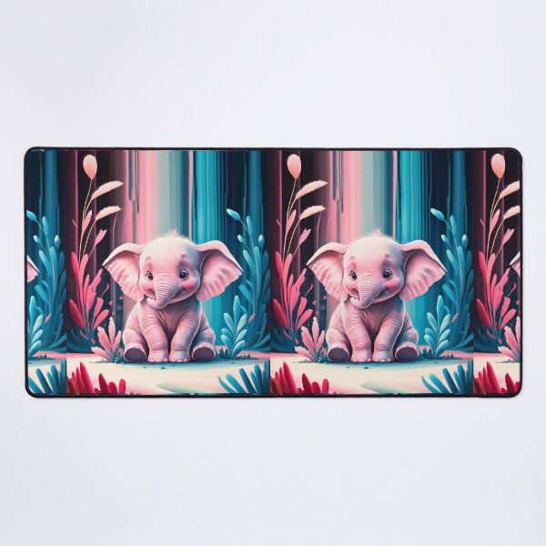Item preview, Cute Elephant. Little elephant, colorful elephant, elephant drawing designed and sold by ElephantVibes.