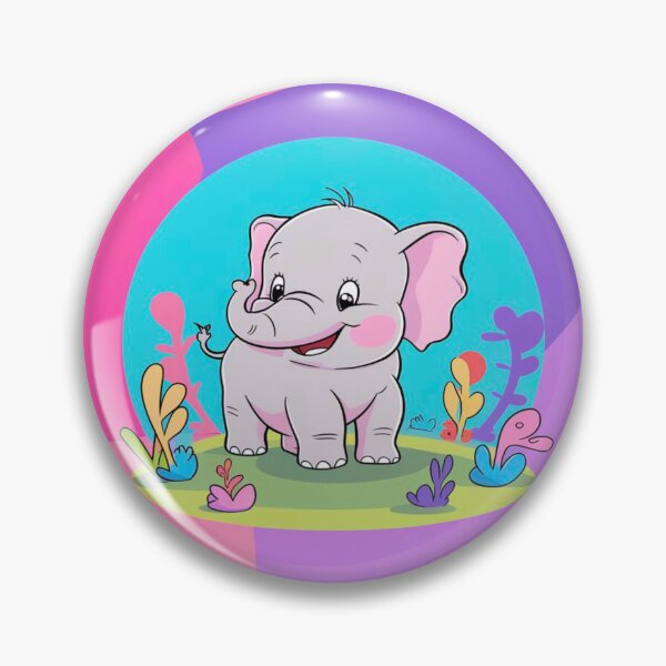 Item preview, Cute Elephant. Little elephant, colorful elephant, elephant drawing designed and sold by ElephantVibes.