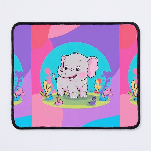 Item preview, Cute Elephant. Little elephant, colorful elephant, elephant drawing designed and sold by ElephantVibes.