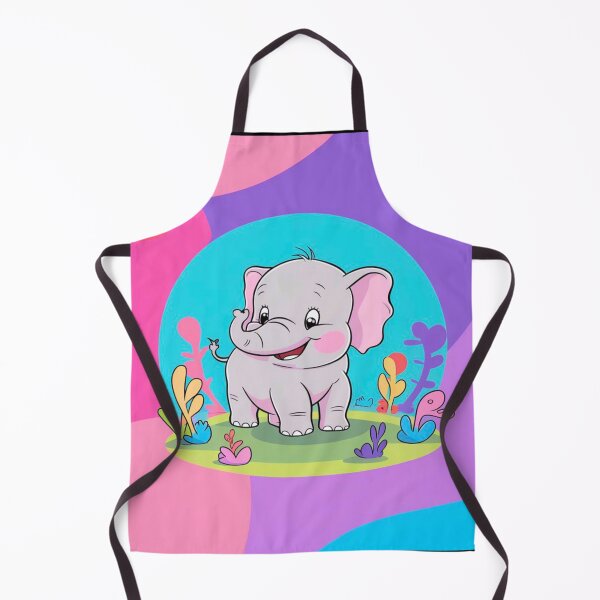 Item preview, Cute Elephant. Little elephant, colorful elephant, elephant drawing designed and sold by ElephantVibes.
