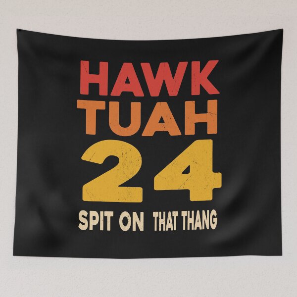 Item preview, Hawk Tuah Spit on that Thang Presidential Candidate Parody Vintage Retro  designed and sold by ZANNIX.