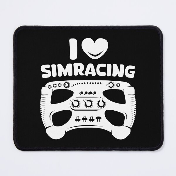 Item preview, I love Simracing Sim Racer Gaming Symbol Logo designed and sold by AndreMi.