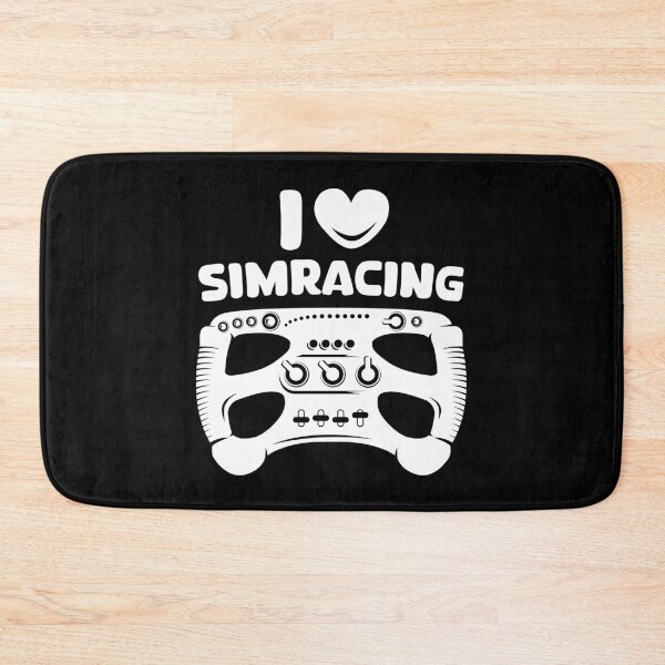 Item preview, I love Simracing Sim Racer Gaming Symbol Logo designed and sold by AndreMi.