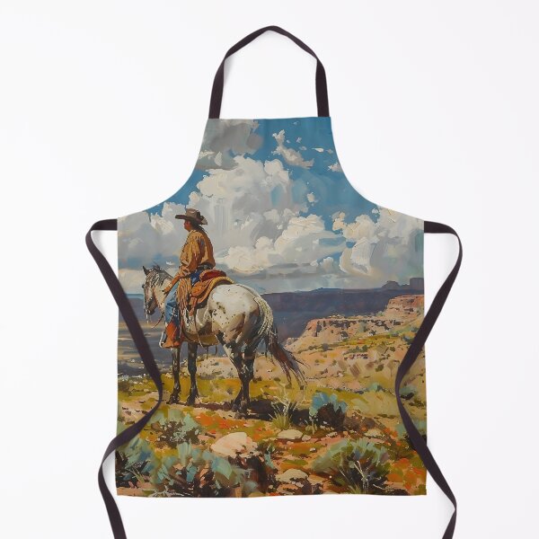 Item preview, Cowboy Overlooking South Western Vista designed and sold by dcrc.