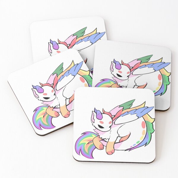 Item preview, Rainbow Pride Fluffy Dragon designed and sold by RottingAstray.