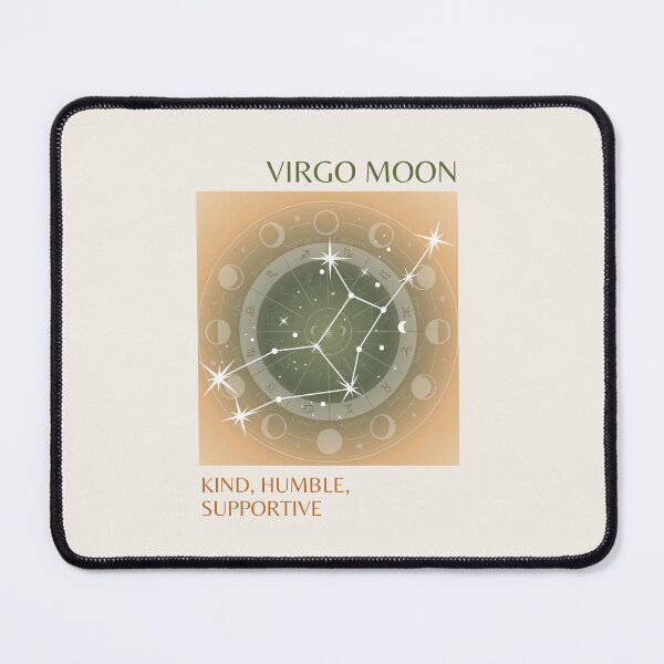 Item preview, Virgo, Virgo Moon Sign, Virgo Zodiac, Green Aura Gradient designed and sold by Magic Love Art Print.