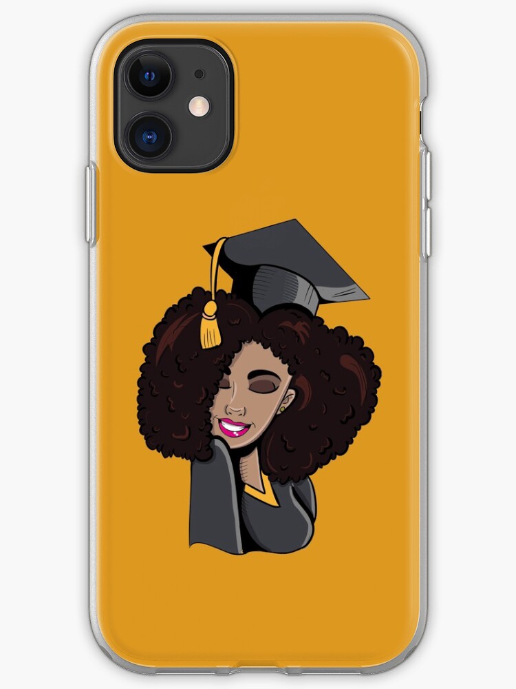 Black Proud Educated Woman Graduation 2019 Iphone Case Cover By