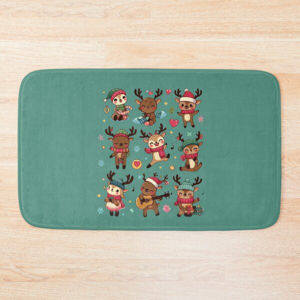 Item preview, Cute Reindeers Dancing Winter Style designed and sold by KTGim.